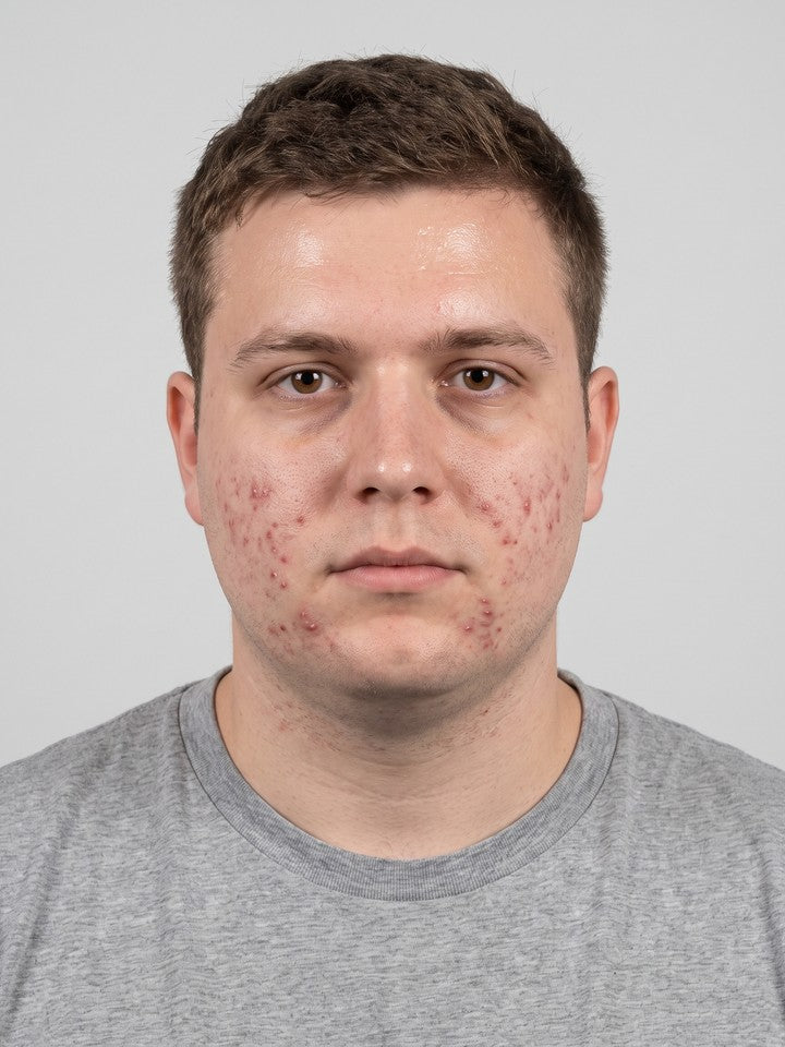 Redness and acne